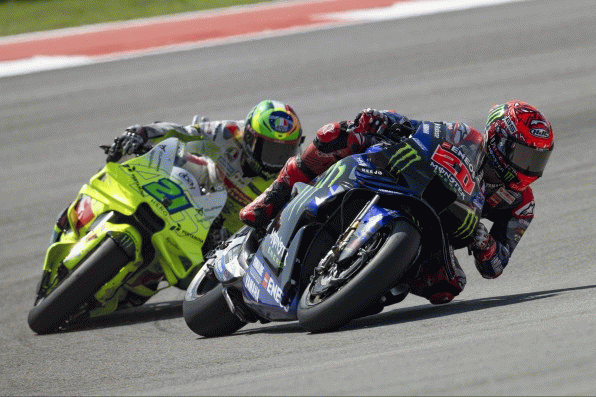 Quartararo Puts Up Brave Battle for P6 in Americas GP Sprint