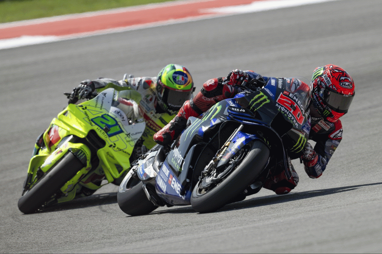 Quartararo Puts Up Brave Battle for P6 in Americas GP Sprint