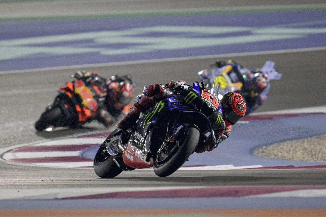 Quartararo Pushes to the Limit in Lusail Sprint and Takes P5